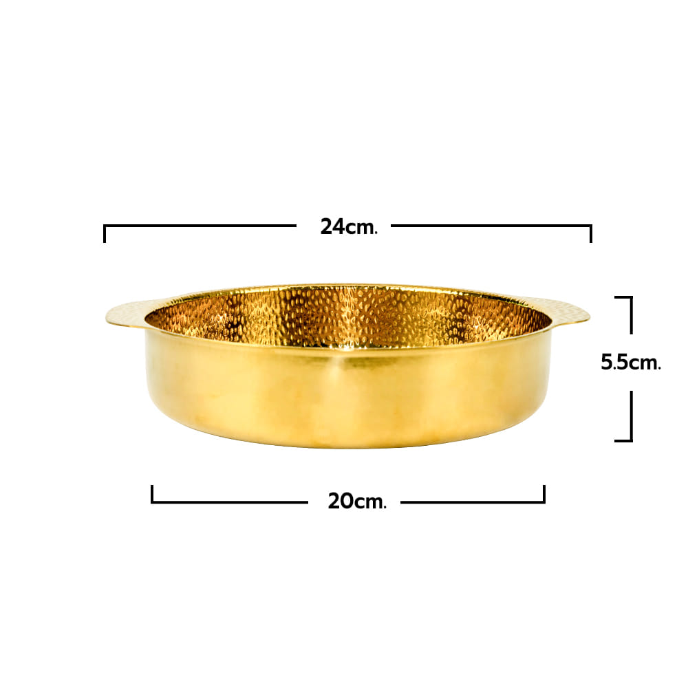 หม้อ 20 ซม. RRS รุ่น GOLD SNOW POT 22 สีทอง 1 ชิ้น_1